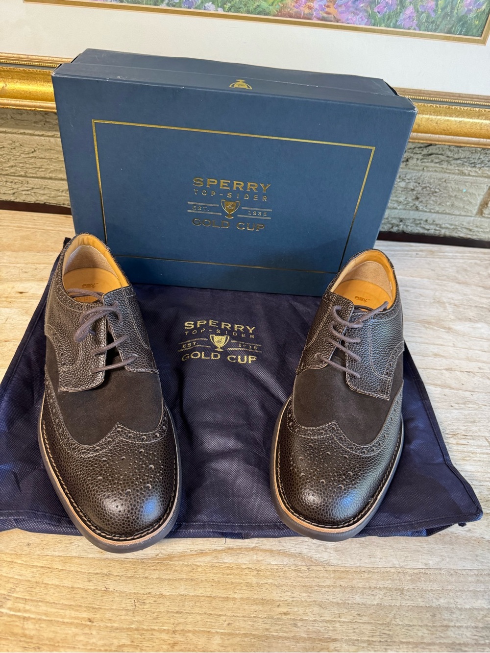 Sperry top slider gold cup oxfords 10.5 NEW